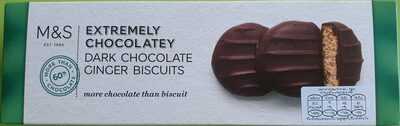 Extremely Chocolatey Ginger Biscuits