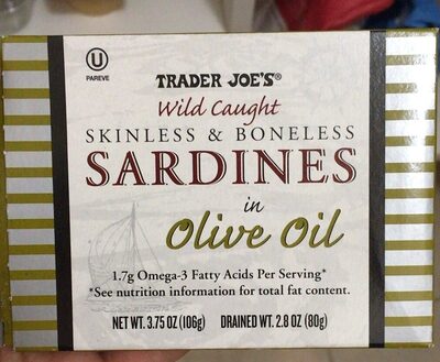 Wild-Caught Sardines in olive oil