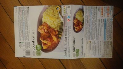 Chicken tikka masala with spiced basmati rice