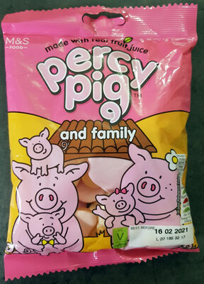 percy pig and family