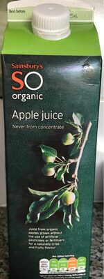 SO Organic Apple Juice
