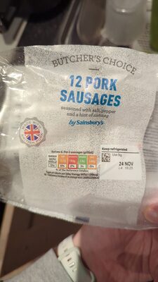 12 Pork Sausages