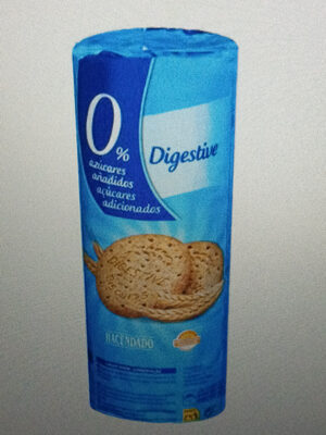 Galletas digestive 0% azúcares