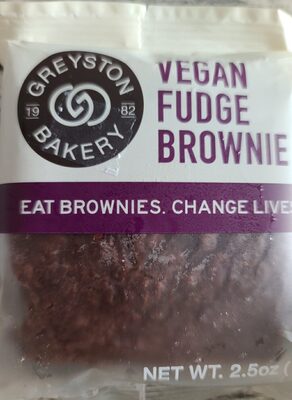 vegan fudge brownie