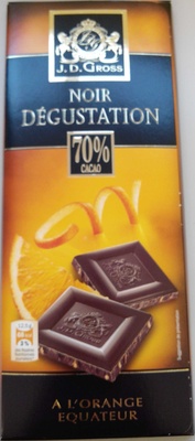 Noir dégustation à l'Orange équateur