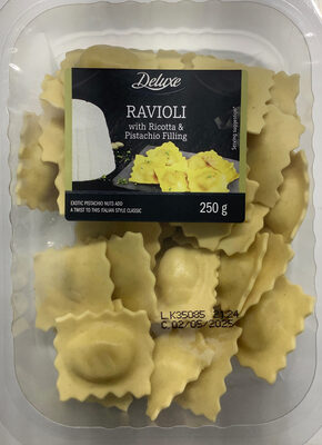 Ravioli ricotta e pistacchio