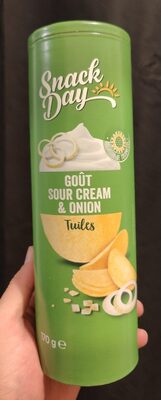 Chips sabor crema agria y cebolla