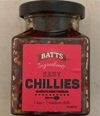 Easy Chillies (in white wine vinegar)
