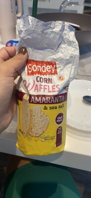 Corn Waffles Amaranth & sea salt