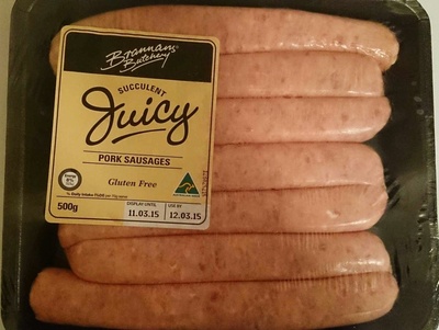 Succulent Juicy Pork Sausages