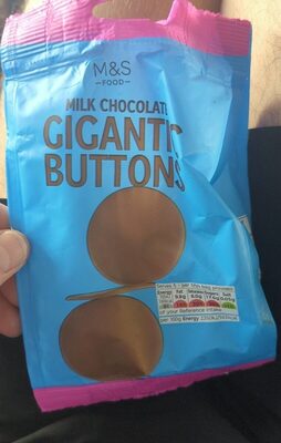 Milk Chocolate Gigantic Buttons