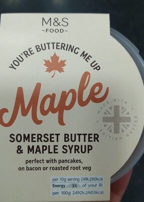 Somerset Butter & Maple Syrup