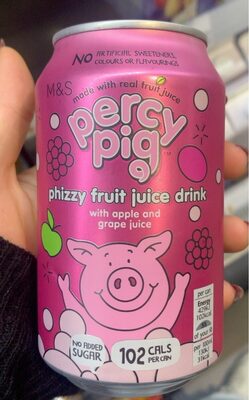 Percy pig Phizzy fruit juice drink