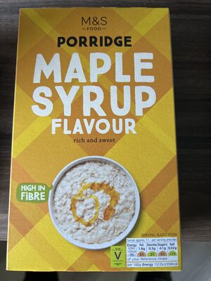 Porridge Maple Syrup Flavour