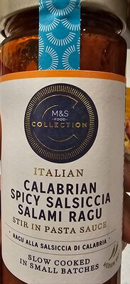 Calabria Spicy Salsiccia Salami Ragu