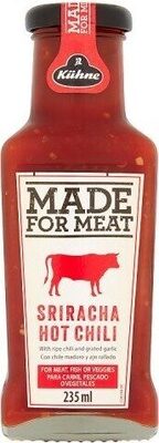 Kühne MADE FOR MEAT  Hot Chili Sriracha 235ml 1.69€ 1l 7.20€