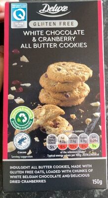Sondey - Cookies chocolat blanc et cranberries