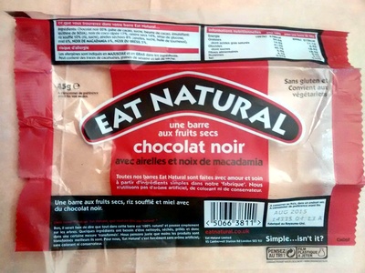 Fruit & Nut Bar Dark Chocolate