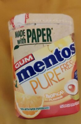 Mentos Gum Tropical Flavour