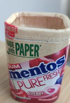 Chewing gum pure fresh cherry flavour