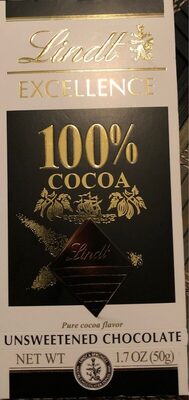 100% Cocoa Unsweetened Chocolate
