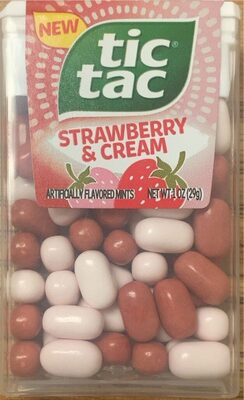 Tic tac strawberry and cream