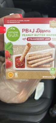 PB&J Dippers Peanut Butter Wafer and Strawberry Jam