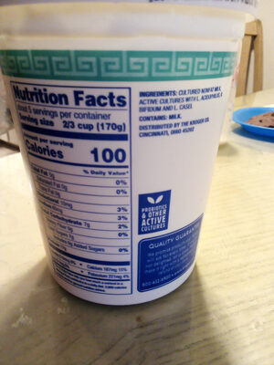 Greek Plain Nonfat Yogurt