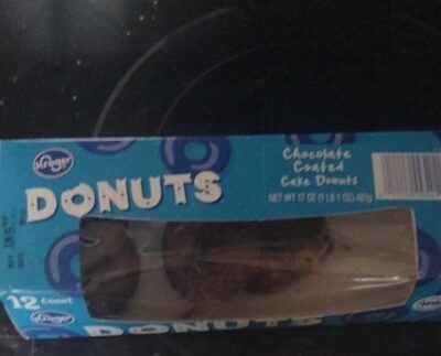 chocolate coated cake donuts