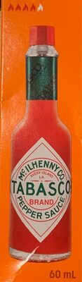 Tabasco sauce pepper red