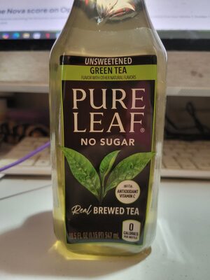 Pure Leaf unsweetened green tea