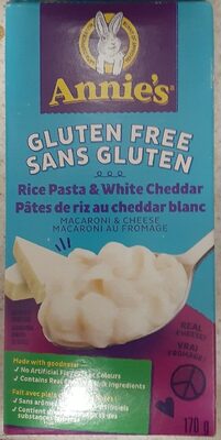 Gluten free rice pasta & white cheddar macaroni & cheese