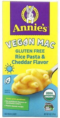 Organic Vegan Mac Elbow Rice Pasta & Sauce