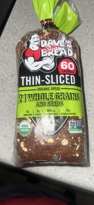 Thin-Sliced Organic Bread