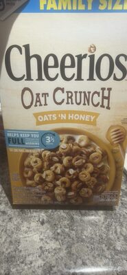 Cheerios Oat Crunch Oats 'N Honey