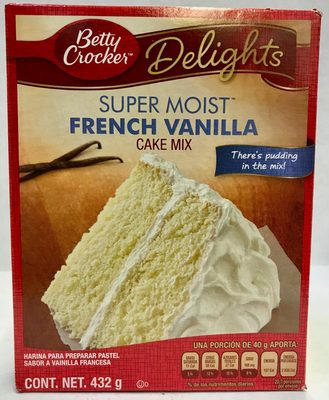 Super moist french vanilla cake mix