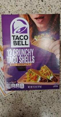 Taco Bell 12 crunchy taco shells