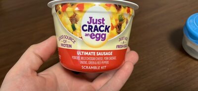 ULTIMATE SAUSAGE POTATOES MILD CHEDDAR CHEESE PORK SAUSAGE ONIONS, GREEN & RED PEPPERS SCRAMBLE KIT