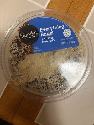 Everything But The Bagel Topped Hummus