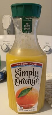 Simply Orange Medium Pulp With Calcium And Vitamin D