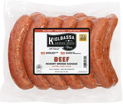 BEEF HICKORY SMOKED SAUSAGE