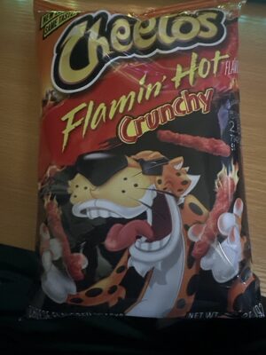 Cheetos crunchy xxtra flamin hot