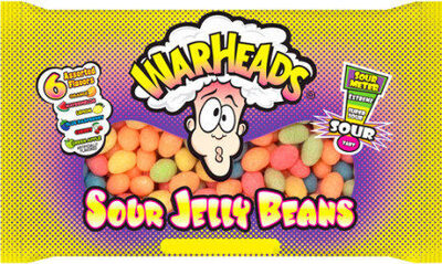 Assorted Sour Jelly Beans, Orange, Watermelon