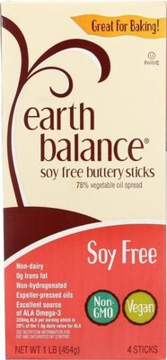Soy Free Buttery Sticks
