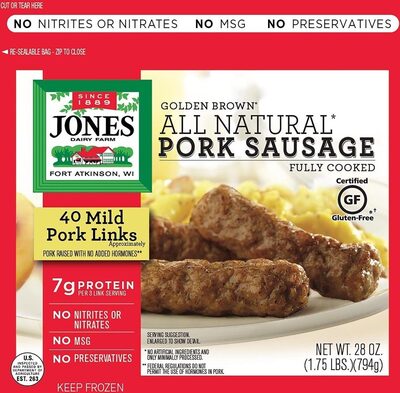 All Natural Pork Sausage