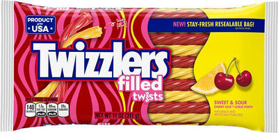 Twizzlers Filled Twists Sweet & Sour