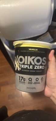 VANILLA OIKOS TRIPLE ZERO BLENDED GREEK YOGURT