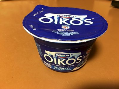 Nonfat yogurt, blueberry