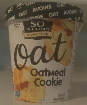 Oatmilk Non-Dairy Frozen Dessert, Oatmeal Cookie
