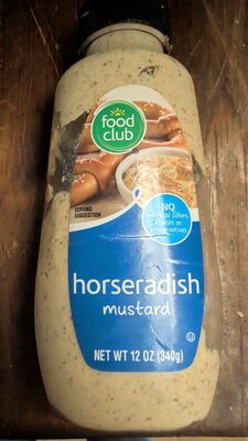 Horseradish mustard, horseradish